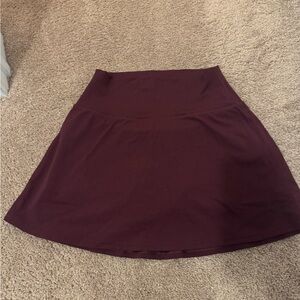 Lululemon Athletica Deep Red A-Line Skirt